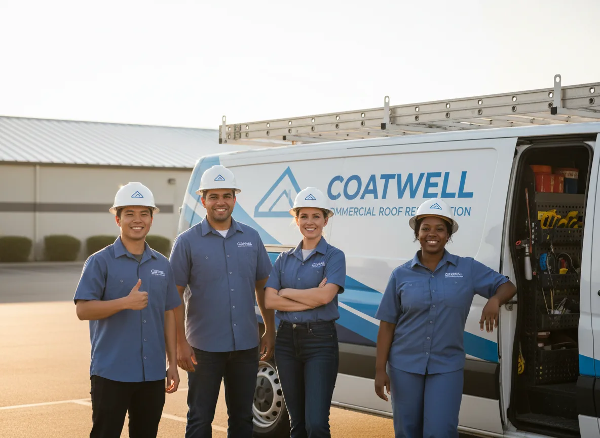 Commercial roof coating company in Campbell, MN
